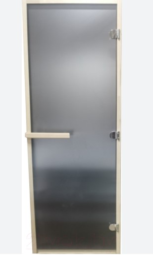 СТЕКЛЯННАЯ ДВЕРЬ ДЛЯ БАНИ ГРАФИТ МАТОВАЯ DOORWOOD 8 ММ
