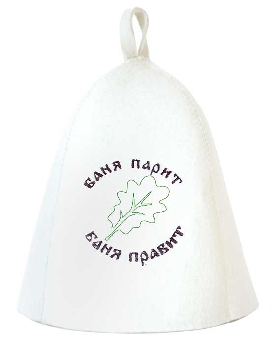 Шапка для бани Баня парит