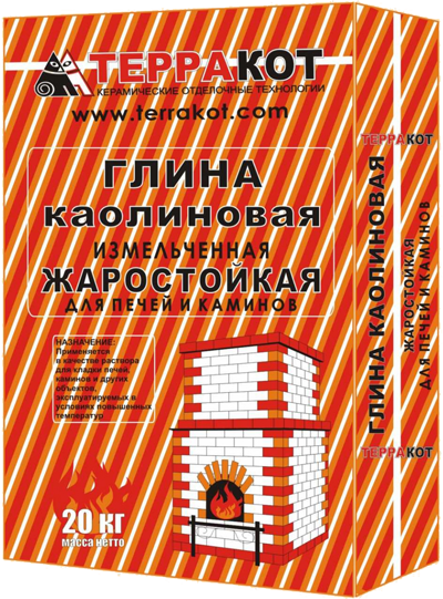 Глина печная каолиновая