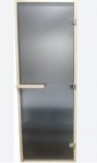СТЕКЛЯННАЯ ДВЕРЬ ДЛЯ БАНИ ГРАФИТ DOORWOOD 8 ММ