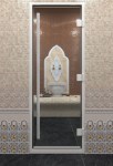 СТЕКЛЯННАЯ ДВЕРЬ ДЛЯ ХАМАМА DOORWOOD ХАМАМ ПРЕСТИЖ ПРОЗРАЧНОЕ