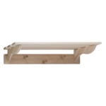 Полка с вешалкой 3 рожка арт.32008