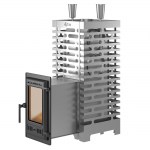 Дровяная печь для бани ASTON 24 INOX (310) Long