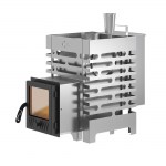 Печь для бани ASTON 12 INOX стекло