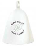 Шапка для бани Баня парит