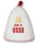 Шапка с вышивкой для бани СССР