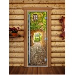 ДВЕРЬ DOORWOOD ПРЕСТИЖ ФОТОПЕЧАТЬ ДЛЯ БАНИ САТИН 8 ММ