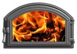 верка ВЕЗУВИЙ каминная 222 Антрацит