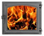 Дверка ВЕЗУВИЙ каминная 240 Антрацит