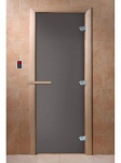 Дверь DoorWood Затмение 1800*700 Графит матовый (коробка листва)